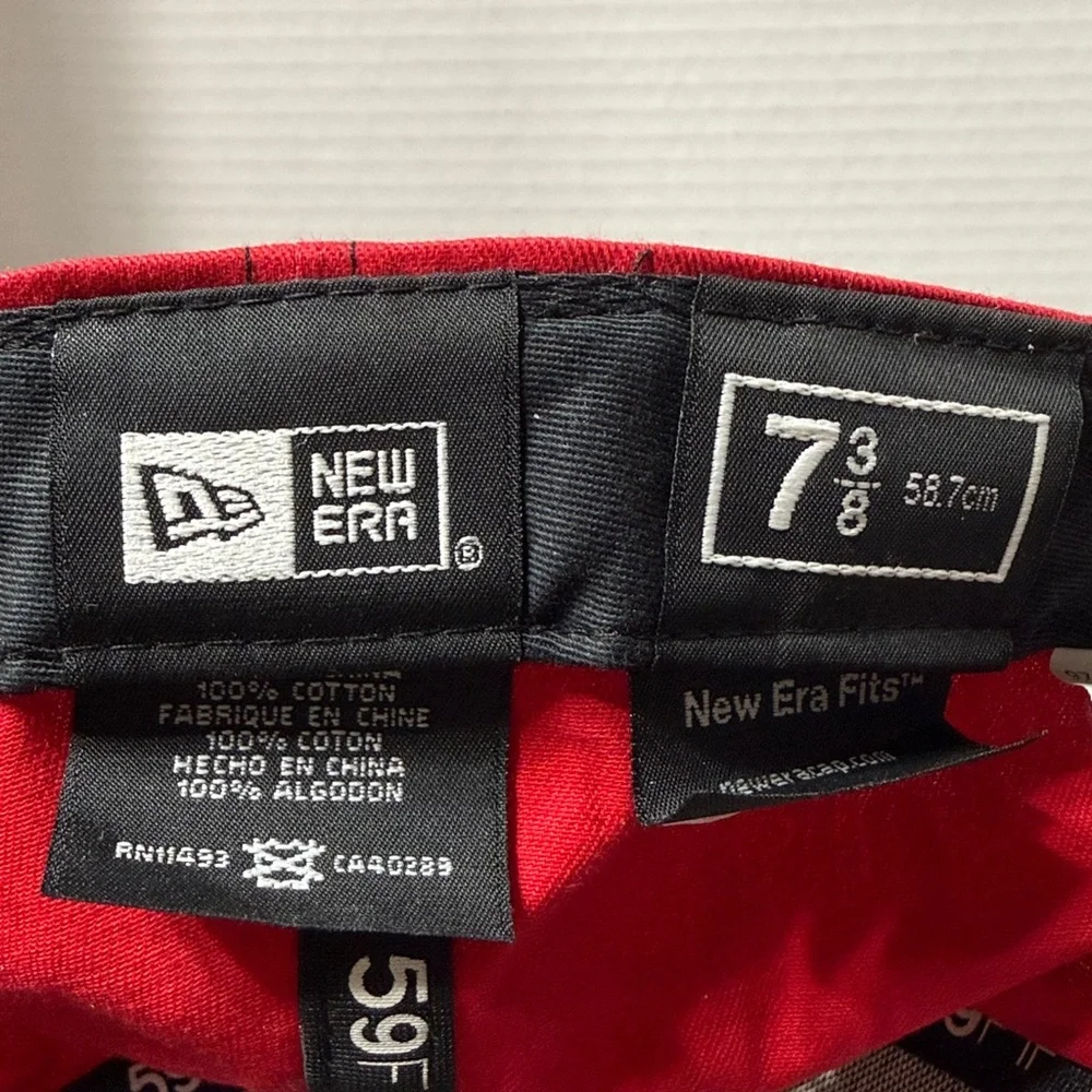 New Era X Volcom 59Fifty Nico Izzi Y2K Racer Embroidered Collectors Cap Sz 7 3/8